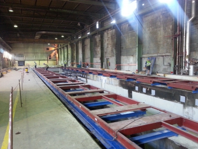 Start of re-erecting of the Fläkt Dryer transferred from Tampere, Finland to Voreppe, France