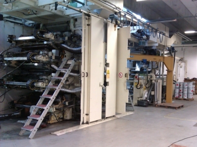 Dismantling of SCHIAVI printing press in Denmark