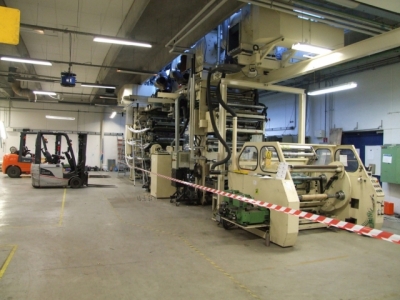 Dismantling of SCHIAVI printing press in Denmark