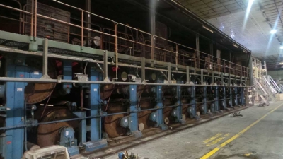 Paper machine A5 preparation and dismantling - Tullis Russell