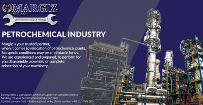 Support in petrochemical industry machinery relocation