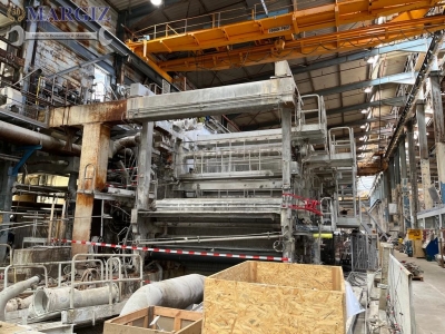 Progress by paper machine disassembly in France
