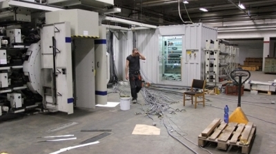 Dismantling of F&K 10-color printing machine