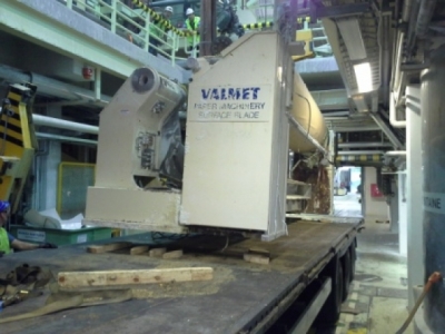 Dismantling of a paper machine in ��nekoski, Finland