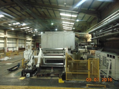 Cast coater dismantling - Tullis Russell