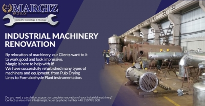 Renovation of industrial machinery